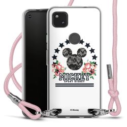 New Carry Case Transparent Stoff rosa/silber