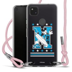 New Carry Case Transparent Stoff rosa/silber