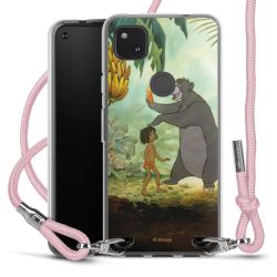 New Carry Case Transparent Stoff rosa/silber