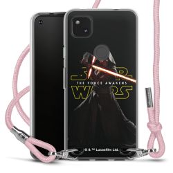 New Carry Case Transparent Stoff rosa/silber