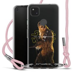 New Carry Case Transparent Stoff rosa/silber