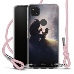 New Carry Case Transparent Stoff rosa/silber