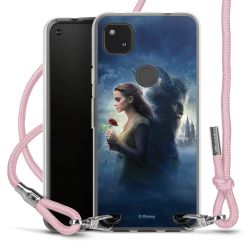 New Carry Case Transparent Stoff rosa/silber