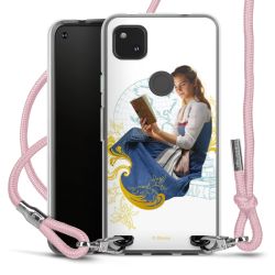 New Carry Case Transparent Stoff rosa/silber