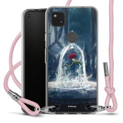 New Carry Case Transparent Stoff rosa/silber