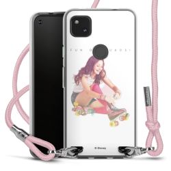 New Carry Case Transparent Stoff rosa/silber