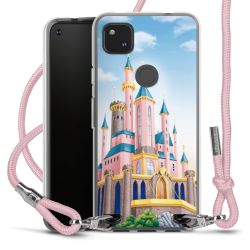 New Carry Case Transparent Stoff rosa/silber