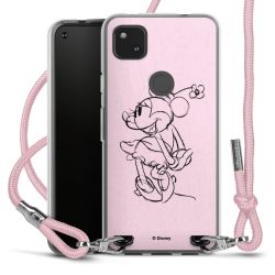 New Carry Case Transparent Stoff rosa/silber