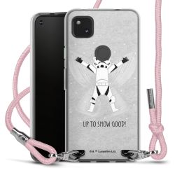 New Carry Case Transparent Stoff rosa/silber