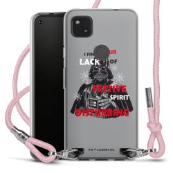 New Carry Case Transparent Stoff rosa/silber