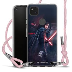 New Carry Case Transparent Stoff rosa/silber