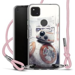 New Carry Case Transparent Stoff rosa/silber