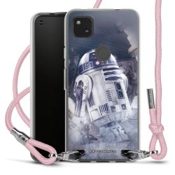 New Carry Case Transparent Stoff rosa/silber