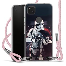 New Carry Case Transparent Stoff rosa/silber