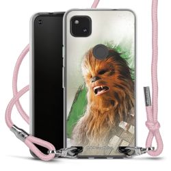 New Carry Case Transparent Stoff rosa/silber