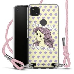 New Carry Case Transparent Stoff rosa/silber