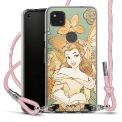 New Carry Case Transparent Stoff rosa/silber