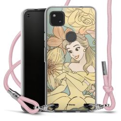 New Carry Case Transparent Stoff rosa/silber