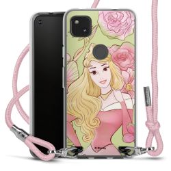 New Carry Case Transparent Stoff rosa/silber