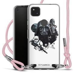 New Carry Case Transparent Stoff rosa/silber