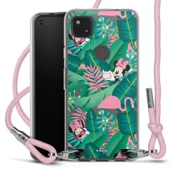 New Carry Case Transparent Stoff rosa/silber