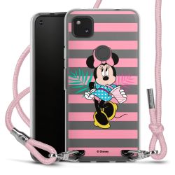 New Carry Case Transparent Stoff rosa/silber