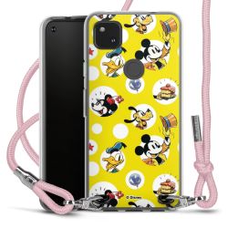 New Carry Case Transparent Stoff rosa/silber