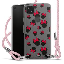 New Carry Case Transparent Stoff rosa/silber