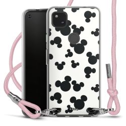 New Carry Case Transparent Stoff rosa/silber