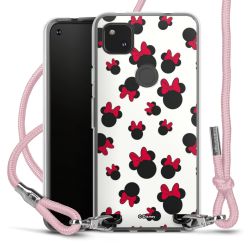 New Carry Case Transparent Stoff rosa/silber