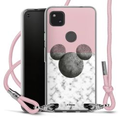 New Carry Case Transparent Stoff rosa/silber