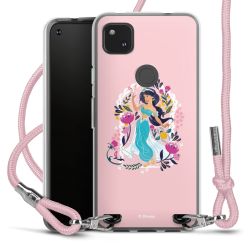 New Carry Case Transparent Stoff rosa/silber