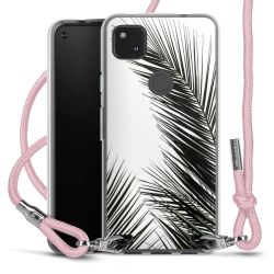 New Carry Case Transparent Stoff rosa/silber