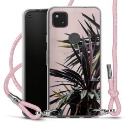 New Carry Case Transparent Stoff rosa/silber