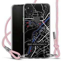 New Carry Case Transparent Stoff rosa/silber