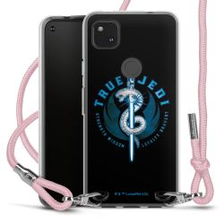 New Carry Case Transparent Stoff rosa/silber