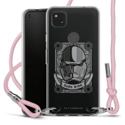 New Carry Case Transparent Stoff rosa/silber