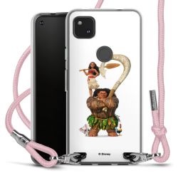 New Carry Case Transparent Stoff rosa/silber