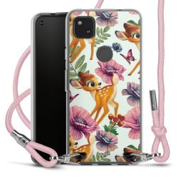 New Carry Case Transparent Stoff rosa/silber