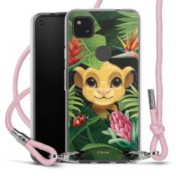 New Carry Case Transparent Stoff rosa/silber