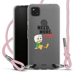 New Carry Case Transparent Stoff rosa/silber