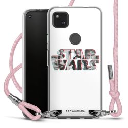 New Carry Case Transparent Stoff rosa/silber