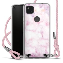 New Carry Case Transparent Stoff rosa/silber