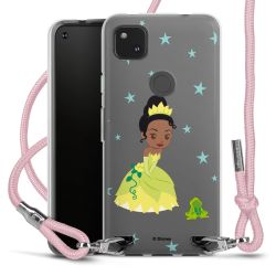 New Carry Case Transparent Stoff rosa/silber