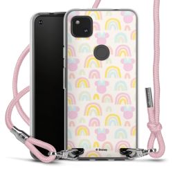 New Carry Case Transparent Stoff rosa/silber