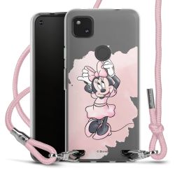 New Carry Case Transparent Stoff rosa/silber