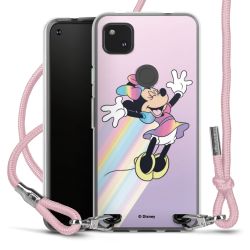 New Carry Case Transparent Stoff rosa/silber