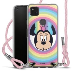 New Carry Case Transparent Stoff rosa/silber