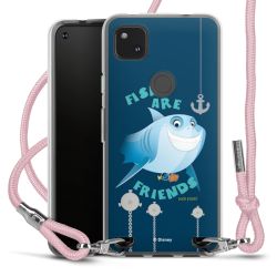 New Carry Case Transparent Stoff rosa/silber