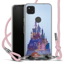 New Carry Case Transparent Stoff rosa/silber